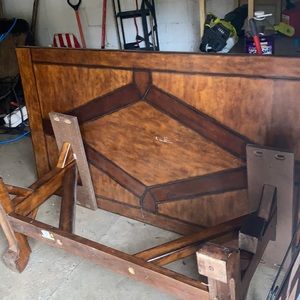 Macy’s kitchen table and buffet , may need cleaned up a little has a few nicks